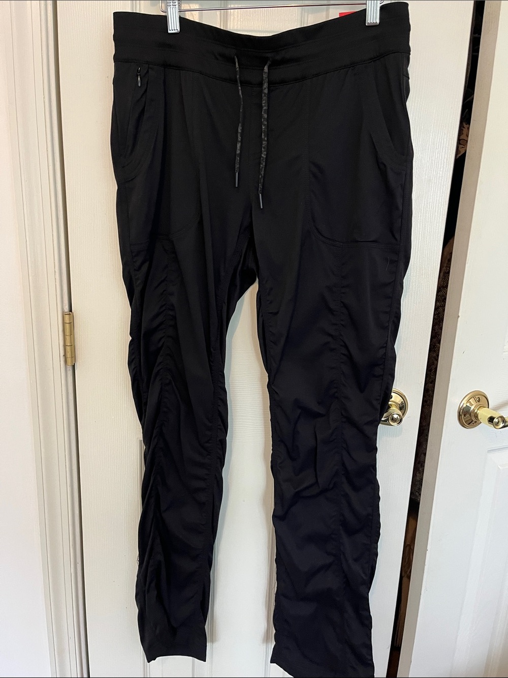 The North Face Black Ruched Athletic Joggers